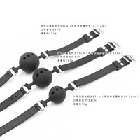 Honey bb Silicone BDSM Ball Gag Sex Toy with Leather Strap