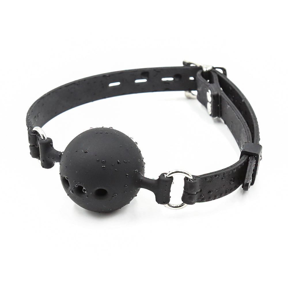 Honey bb Silicone BDSM Ball Gag Sex Toy with Leather Strap