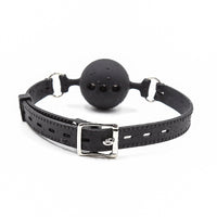 Honey bb Silicone BDSM Ball Gag Sex Toy with Leather Strap