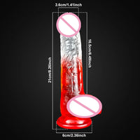Soft Jelly Dildo Realistic Fake Dick Penis Sucker Butt Plug Sex Toys for Woman Men Vagina Anal Sex Toys