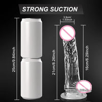 Soft Jelly Dildo Realistic Fake Dick Penis Sucker Butt Plug Sex Toys for Woman Men Vagina Anal Sex Toys