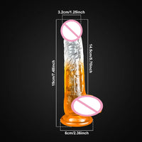 Soft Jelly Dildo Realistic Fake Dick Penis Sucker Butt Plug Sex Toys for Woman Men Vagina Anal Sex Toys