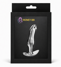 Honey bb Stainless Steel Anal Plug for Women & Men-Durable Easy to Clean Prostate Massage Butt Plug