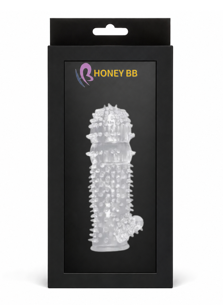 Honey bb China Best Condom Brand Thick High Quality Crystal Sleeves Extended Pleasure Spike Reusable Condom
