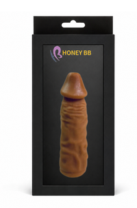 Honey bb Long Term Delayed Penile Erection Enlargement Reusable Latex Condoms Vibrator with Multi-Speed Vibration Sex Toys