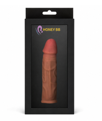 Honey bb Hot Selling Sexual Love Wearable Dildo Couples Toy Women Masturbation Men Extender Wearable Condoms Dildos