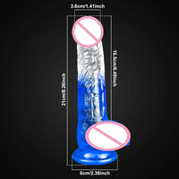 Soft Jelly Dildo Realistic Fake Dick Penis Sucker Butt Plug Sex Toys for Woman Men Vagina Anal Sex Toys