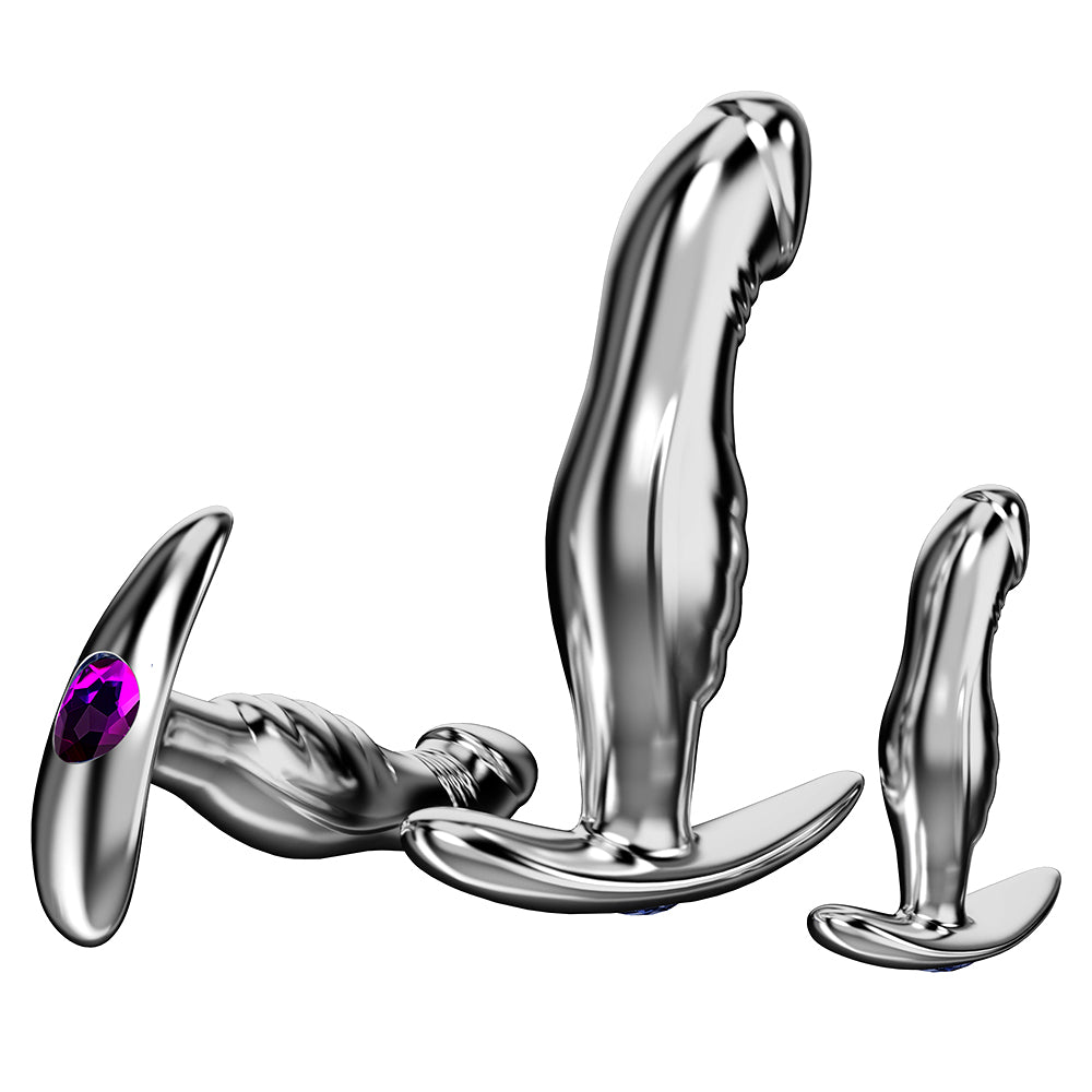 Honey bb Stainless Steel Anal Plug for Women & Men-Durable Easy to Clean Prostate Massage Butt Plug