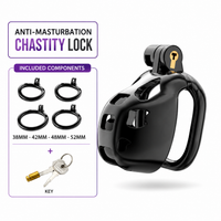 Dragon Chastity Lock & 3 Locking Rings & Key