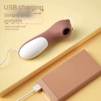 Honey BB Waterproof Silicone Vibrator For Women Sex Toy With USB Charging Female Sucking tool