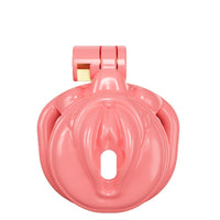 Honey bb Male Resin Chastity Device Flat SISSY Round Hole Metal Chastity Lock Bondage Belt Sex Toys for Men Gay