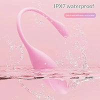 Honey BB Mini App Controlled Vibrating Egg - 9 Modes IPX7 Waterproof Liquid Silicone Bullet Vibrator USB Recharge Discreet Sex Toy