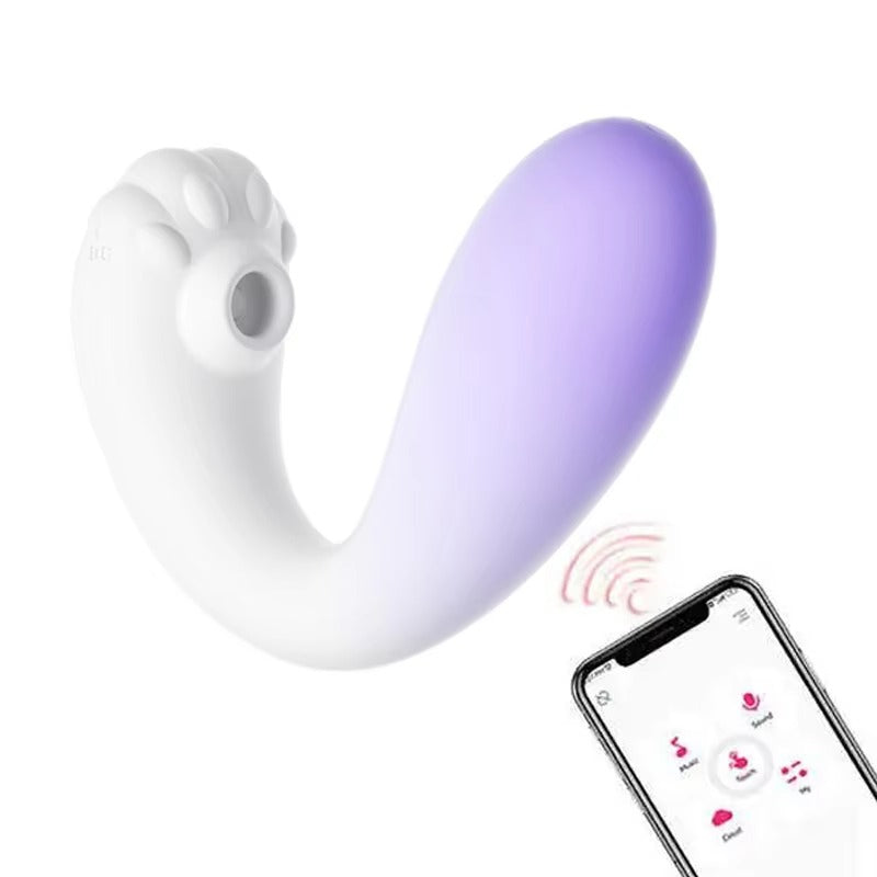 Honey BB APP Remote Control Wearable Vibrator Female Sucking Dildo Vibrator G-spot Clitoral Stimulation Adult Sex Toys for Women Couples