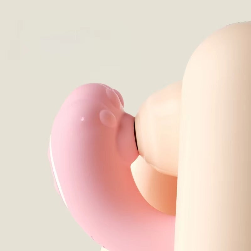 Honey BB Premium Cat-Themed Silicone Vibrator With Dual Stimulation USB Charging