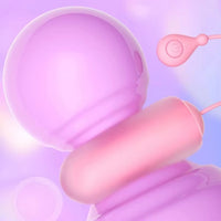 Hiney BB Pink APP Mobile Remote Wearing Jumping Egg Double Head Vibration Waterproof USB Rechargeable Multi-Speed Adult Sex Products