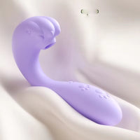 Honey BB Premium Cat-Themed Silicone Vibrator With Dual Stimulation USB Charging