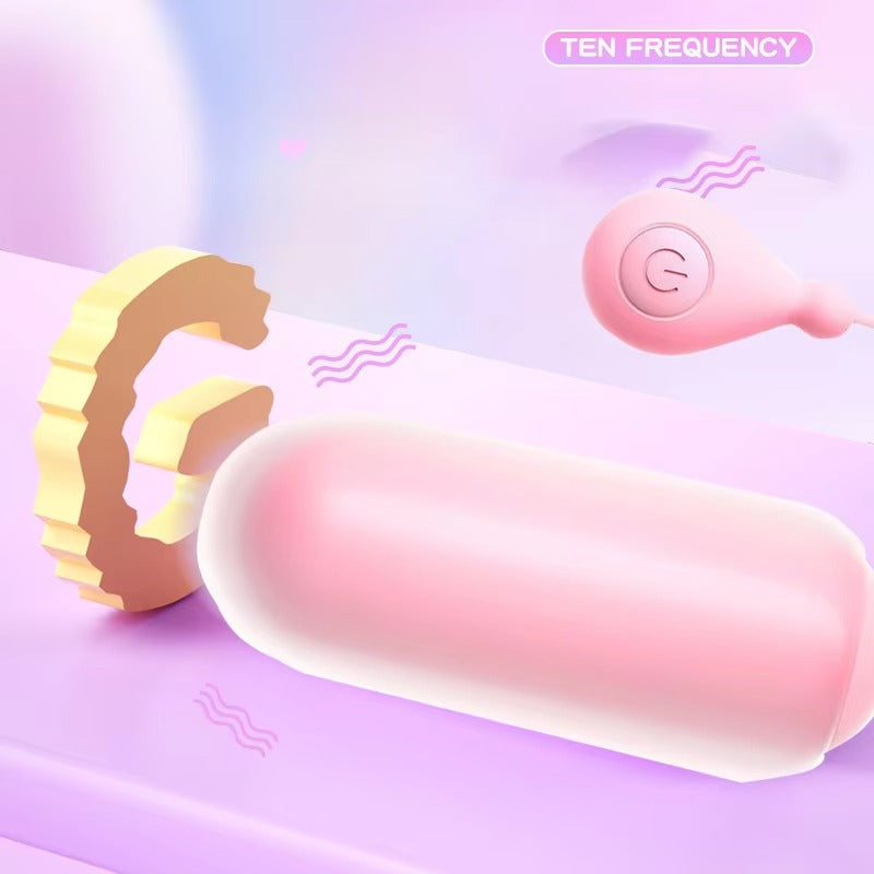 Hiney BB Pink APP Mobile Remote Wearing Jumping Egg Double Head Vibration Waterproof USB Rechargeable Multi-Speed Adult Sex Products