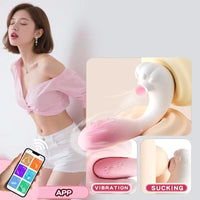 Honey BB APP Remote Control Wearable Vibrator Female Sucking Dildo Vibrator G-spot Clitoral Stimulation Adult Sex Toys for Women Couples