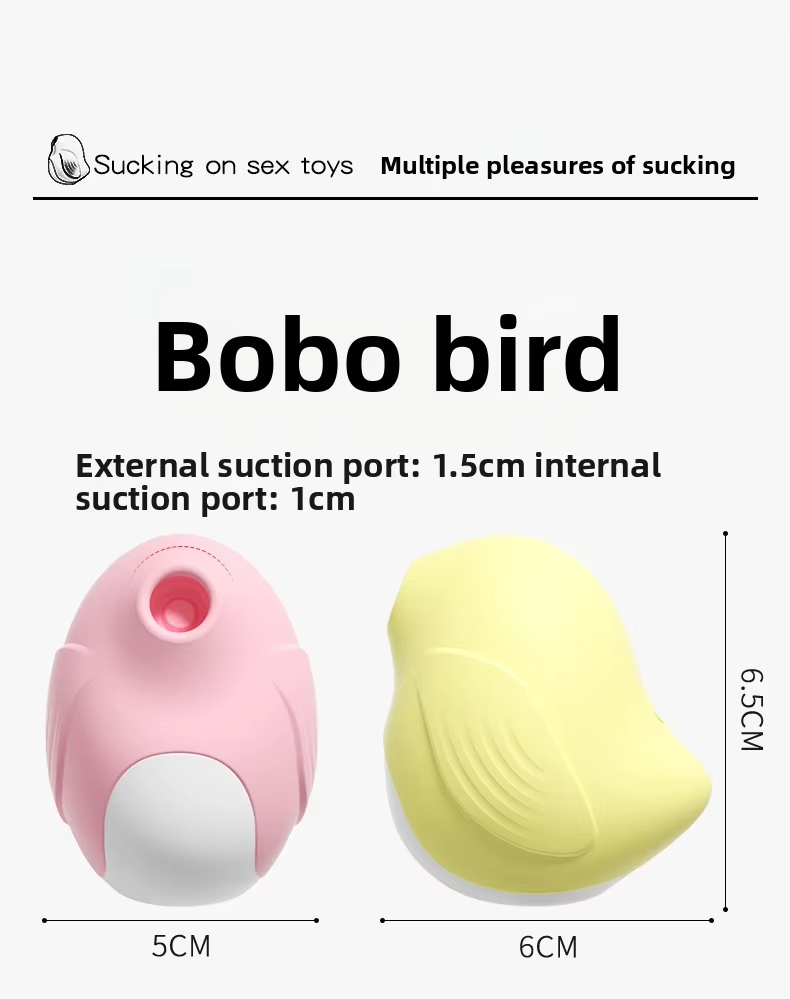 Honey BB Bobo Bird Female Clitoral Stimulation Vibrator 10 Speed Suction USB Rechargeable for Women Sucking Vibration Sex Toys