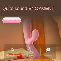 Small and Suitable for Beginners USB Waterproof Silicone 10 Frequency Dual-end Vibration Dildo Wand Clitoris Massage for Woman