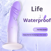 Honey BB Liquid Silicone Dildo Clitoral G-Spot Stimulation Suction Cup Soft Bendable