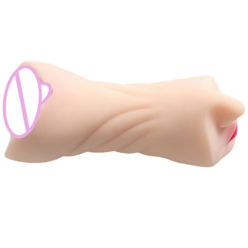Honey BB Men's Realistic Adult Masturbator Three-Channel TPE Material Airplane Cup Male Masturbation
