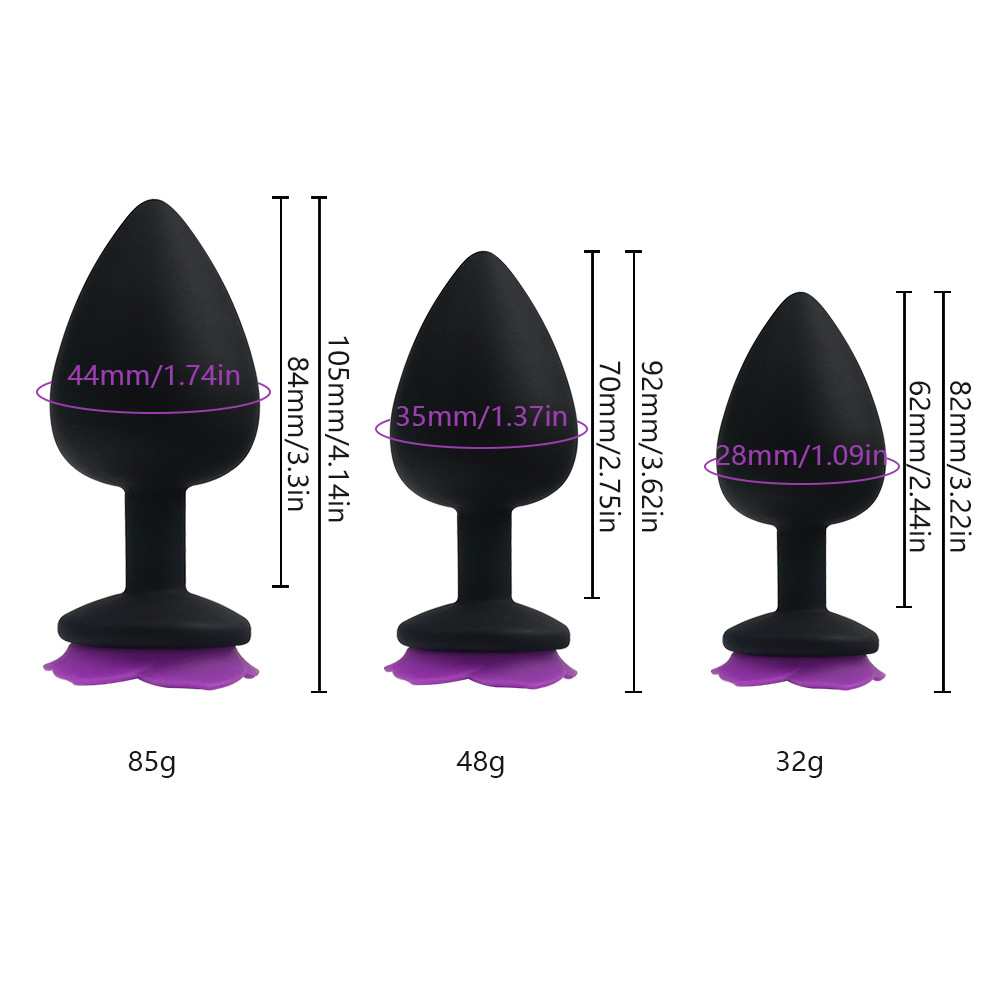 Honey bb Sex Toy Anal Plug Support Lubricant and Condom with Ass Plug Silicon