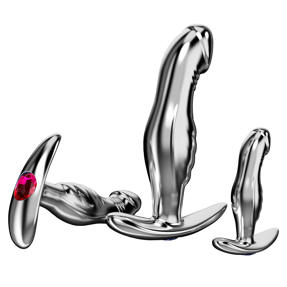 Honey bb Stainless Steel Anal Plug for Women & Men-Durable Easy to Clean Prostate Massage Butt Plug
