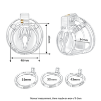 Dragon Chastity Lock & 3 Locking Rings & Key